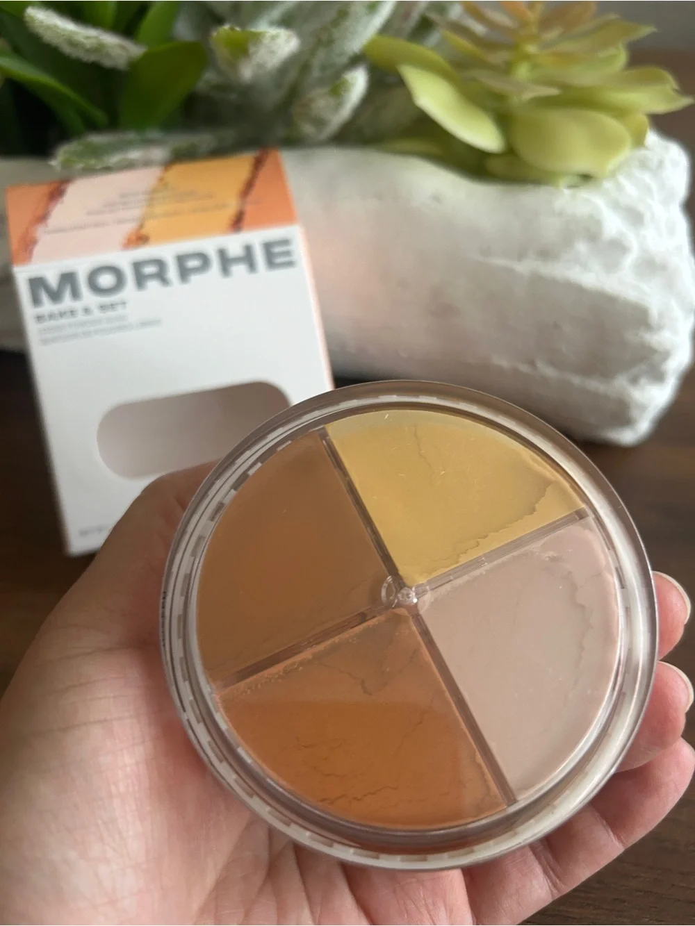 New Morphe Bake & Set Loose Setting Powder, Rich Harmony, 0.28 Oz Tan Deep Skin.
